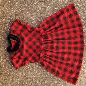 Polo Ralph Lauren Buffalo Check Stretch Ponte Dress Girls Toddler 2 2T Holiday
